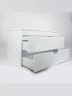 Тумба под раковину Uperwood Modul 100 2930205254 подвесная цвет Белый матовый