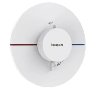 Смеситель для душа Hansgrohe ShowerSelect Comfort S 15559700 с термостатом цвет Белый матовый