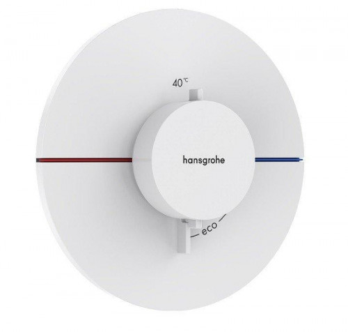 Смеситель для душа Hansgrohe ShowerSelect Comfort S 15559700 с термостатом цвет Белый матовый