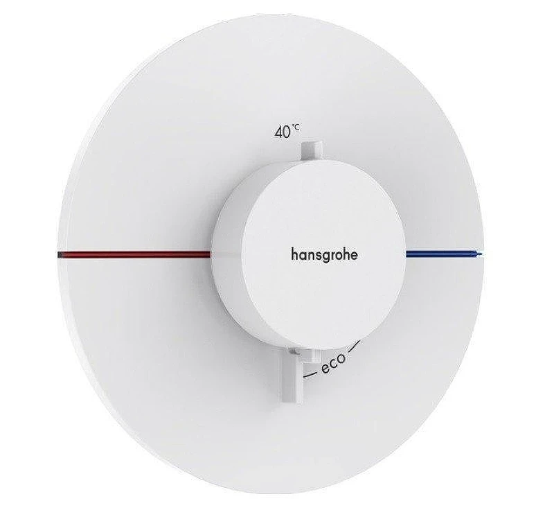 Смеситель для душа Hansgrohe ShowerSelect Comfort S 15559700 с термостатом цвет Белый матовый