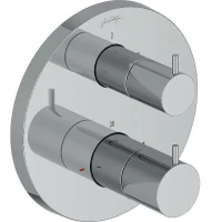Смеситель для душа Jacob Delafon Metro E78024-4A-CP с термостатом цвет Хром