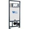Инсталляция WeltWasser WW Marberg 507 SE BL 10000011216 для унитаза с Черной матовой клавишей смыва пластик