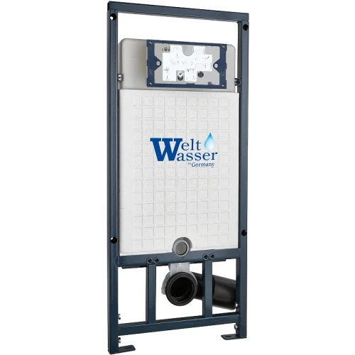 Инсталляция WeltWasser WW Marberg 507 SE BL 10000011216 для унитаза с Черной матовой клавишей смыва пластик