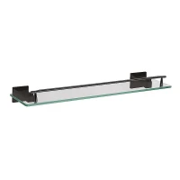 Стеклянная полка Azario Altre AZ-96003B цвет Черный матовый