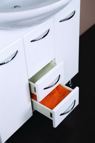 Тумба под раковину Onika Моника 75 Белая МДФ / ЛДСП