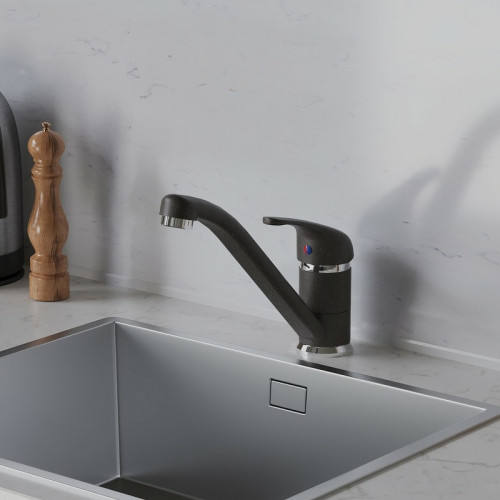 Смеситель для кухни Paini Jolly 6944573Z1KM Черный матовый