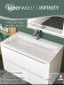 Раковина Uperwood Infinity 80 RInfinity80wg цвет Белый глянцевый