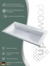 Раковина Uperwood Infinity 80 RInfinity80wg цвет Белый глянцевый