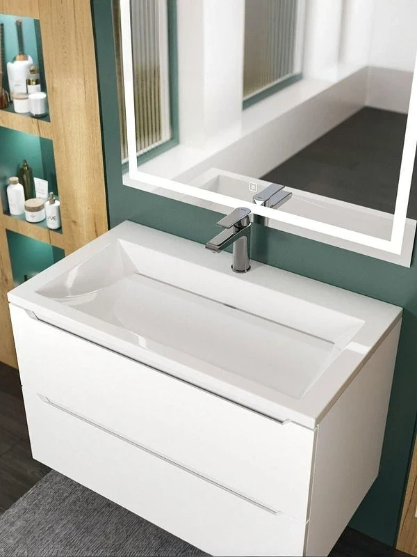 Раковина Uperwood Infinity 80 RInfinity80wg цвет Белый глянцевый