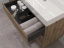 Тумба под раковину Aquanet Nova Lite 2.0 75 346316 подвесная цвет Дуб рустикальный