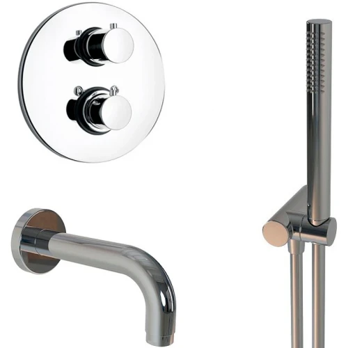 Смеситель для ванны Paini Cox 78CRSET26911THBATH с термостатом Хром