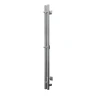 Электрический полотенцесушитель Mixline Moon 120х10 557214 с крючками цвет Хром матовый
