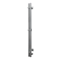 Электрический полотенцесушитель Mixline Moon 120х10 557214 с крючками цвет Хром матовый