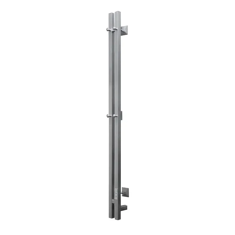 Электрический полотенцесушитель Mixline Moon 120х10 557214 с крючками цвет Хром матовый