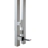 Электрический полотенцесушитель Mixline Moon 120х10 557214 с крючками цвет Хром матовый