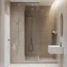 Электрический полотенцесушитель Mixline Moon 120х10 557214 с крючками цвет Хром матовый