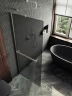 Душевая перегородка Maybah Glass MGD-712-5ш 1090x1950 в широком профиле Хром матовый стекло графитовое матовое