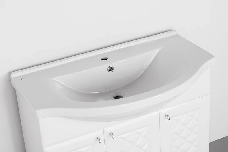 Тумба под раковину Style Line Канна 90 Белый глянец МДФ / ЛДСП