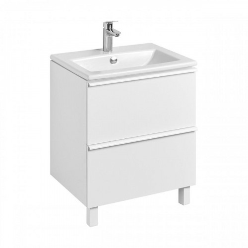 Тумба под раковину Aquaton Хюгге 60 1A280701HG2B0 цвет Белый матовый