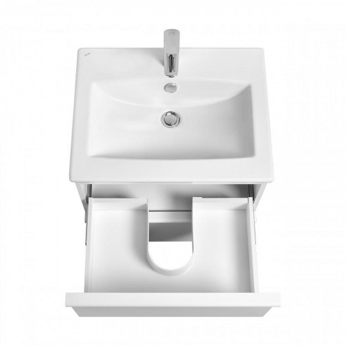 Тумба под раковину Aquaton Хюгге 60 1A280701HG2B0 цвет Белый матовый