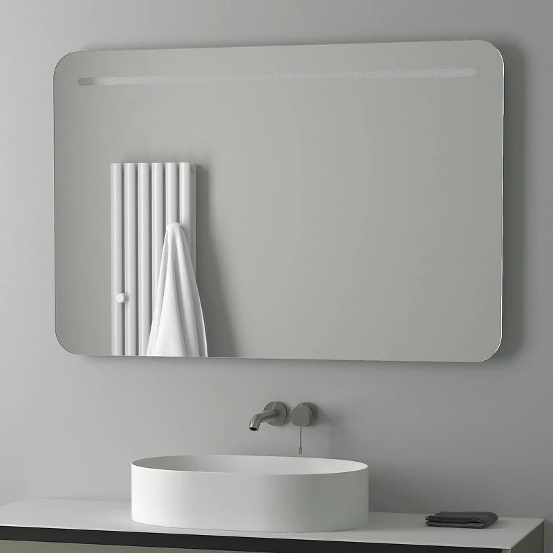 Зеркало Evoform Ledline 80x120 BY 2148 с подсветкой 10 W - без выключателя стекло
