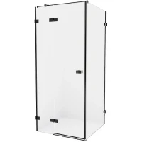 Душевой уголок New Trendy Avexa Black 90х120 L EXK-1582 профиль Черный стекло прозрачное