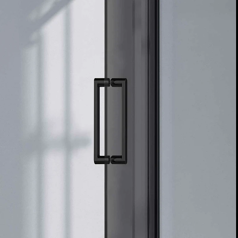 Душевой уголок Vincea Como-N 120x90 VSR-4CN9012CGB профиль Черный стекло тонированное