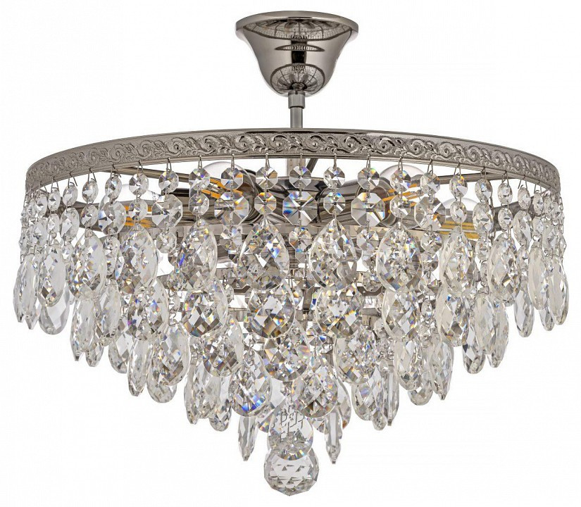 Люстра на штанге Arti Lampadari Castellana Nickel Castellana E 1.3.30.608 N