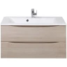 Тумба под раковину BelBagno Marino 90 MARINO-900-2C-SO-RG-P подвесная Rovere Grigio МДФ / ЛДСП
