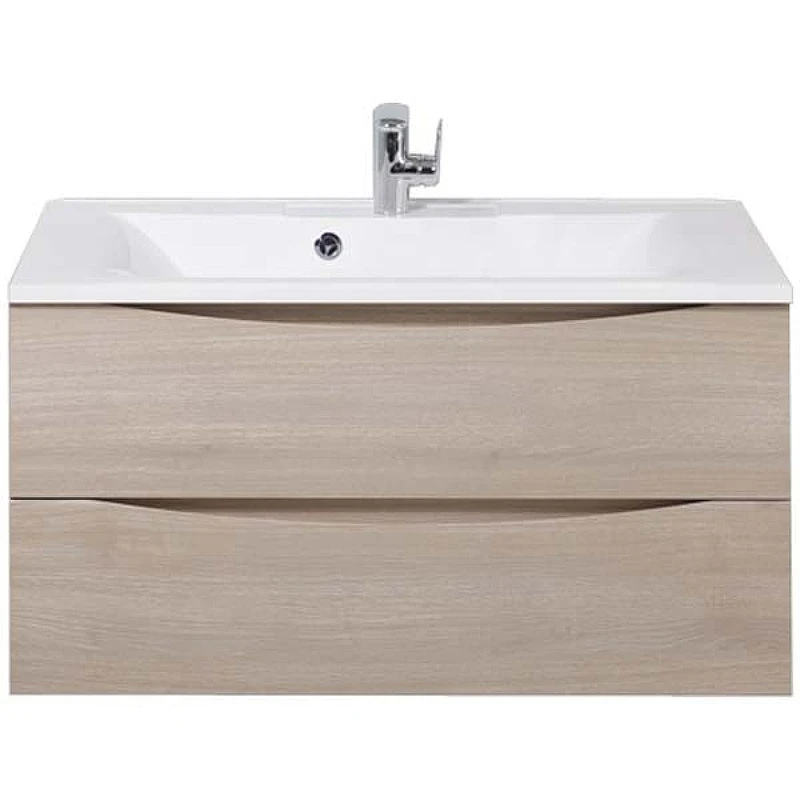 Тумба под раковину BelBagno Marino 90 MARINO-900-2C-SO-RG-P подвесная Rovere Grigio МДФ / ЛДСП
