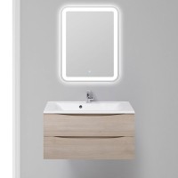 Тумба под раковину BelBagno Marino 90 MARINO-900-2C-SO-RG-P подвесная Rovere Grigio МДФ / ЛДСП