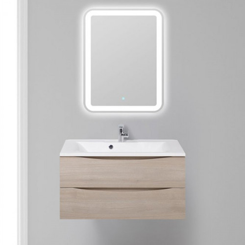 Тумба под раковину BelBagno Marino 90 MARINO-900-2C-SO-RG-P подвесная Rovere Grigio МДФ / ЛДСП