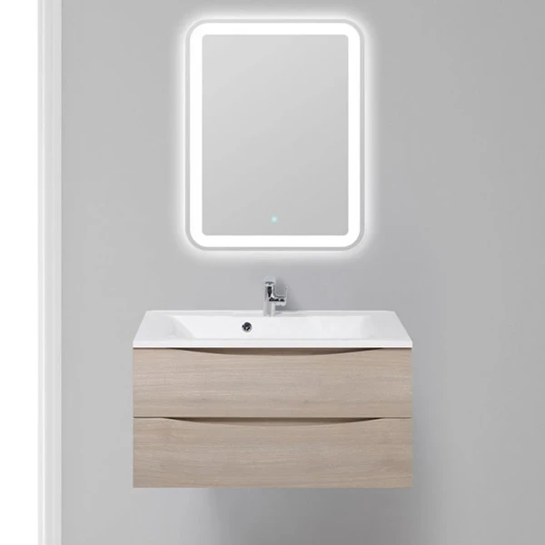 Тумба под раковину BelBagno Marino 90 MARINO-900-2C-SO-RG-P подвесная Rovere Grigio МДФ / ЛДСП