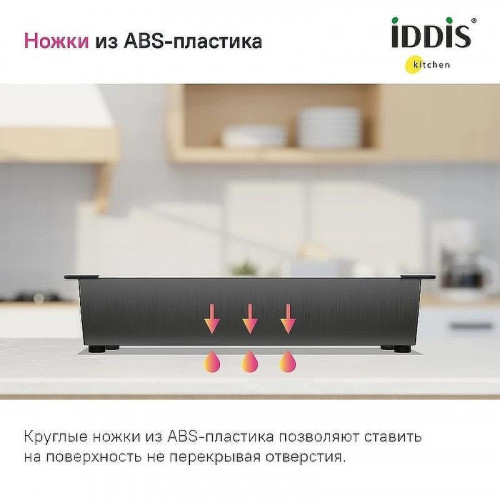 Коландер Iddis Kitchen Line KOL23GMi59 Графит