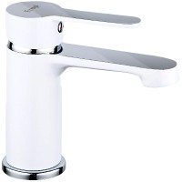 Смеситель для раковины Frap H41 F1041 Белый Хром латунь