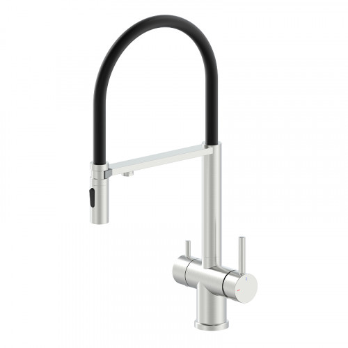 Смеситель для кухни AltroBagno Flusso 050201 Ni цвет Никель