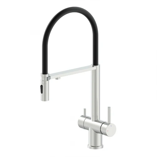 Смеситель для кухни AltroBagno Flusso 050201 Ni цвет Никель