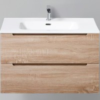 Тумба под раковину BelBagno Etna 80 ETNA-800-2C-SO-WO-P подвесная Rovere Bianco МДФ / ЛДСП