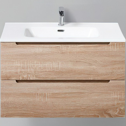 Тумба под раковину BelBagno Etna 80 ETNA-800-2C-SO-WO-P подвесная Rovere Bianco МДФ / ЛДСП