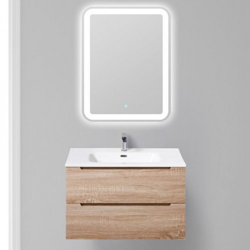 Тумба под раковину BelBagno Etna 80 ETNA-800-2C-SO-WO-P подвесная Rovere Bianco МДФ / ЛДСП