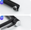 Смеситель для раковины Gappo G03-6 G1003-16 Черный матовый Хром латунь