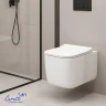 Унитаз подвесной Ceruttispa Тацито (Tacito) Aria Tornado CT12033 12033 цвет Белый с сиденьем Микролифт