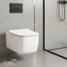 Унитаз подвесной Ceruttispa Тацито (Tacito) Aria Tornado CT12033 12033 цвет Белый с сиденьем Микролифт