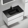 Тумба под раковину Sancos Urban 80 UR80W подвесная Белый глянец МДФ / ЛДСП