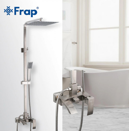 Душевая система Frap H803 F24803 Нержавеющая сталь нержавеющая сталь на стену