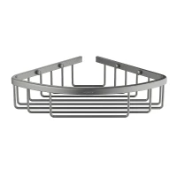 Полка корзина Aquatek AQ4906BGM угловая цвет Оружейная сталь
