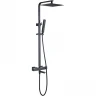 Душевая система Allen Brau Infinity 5.21029-31 Черная матовая латунь на стену