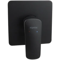 Смеситель для душа Aquatek Вега AQ1066MB Черный матовый латунь встраиваемый