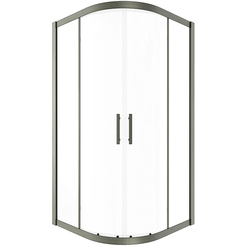 Душевой уголок Timo TPSS-100/13C-8 1000x1000x2000 T43 раздвижной профиль Никель стекло прозрачное