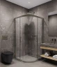 Душевой уголок Timo TPSS-100/13C-8 1000x1000x2000 T43 раздвижной профиль Никель стекло прозрачное